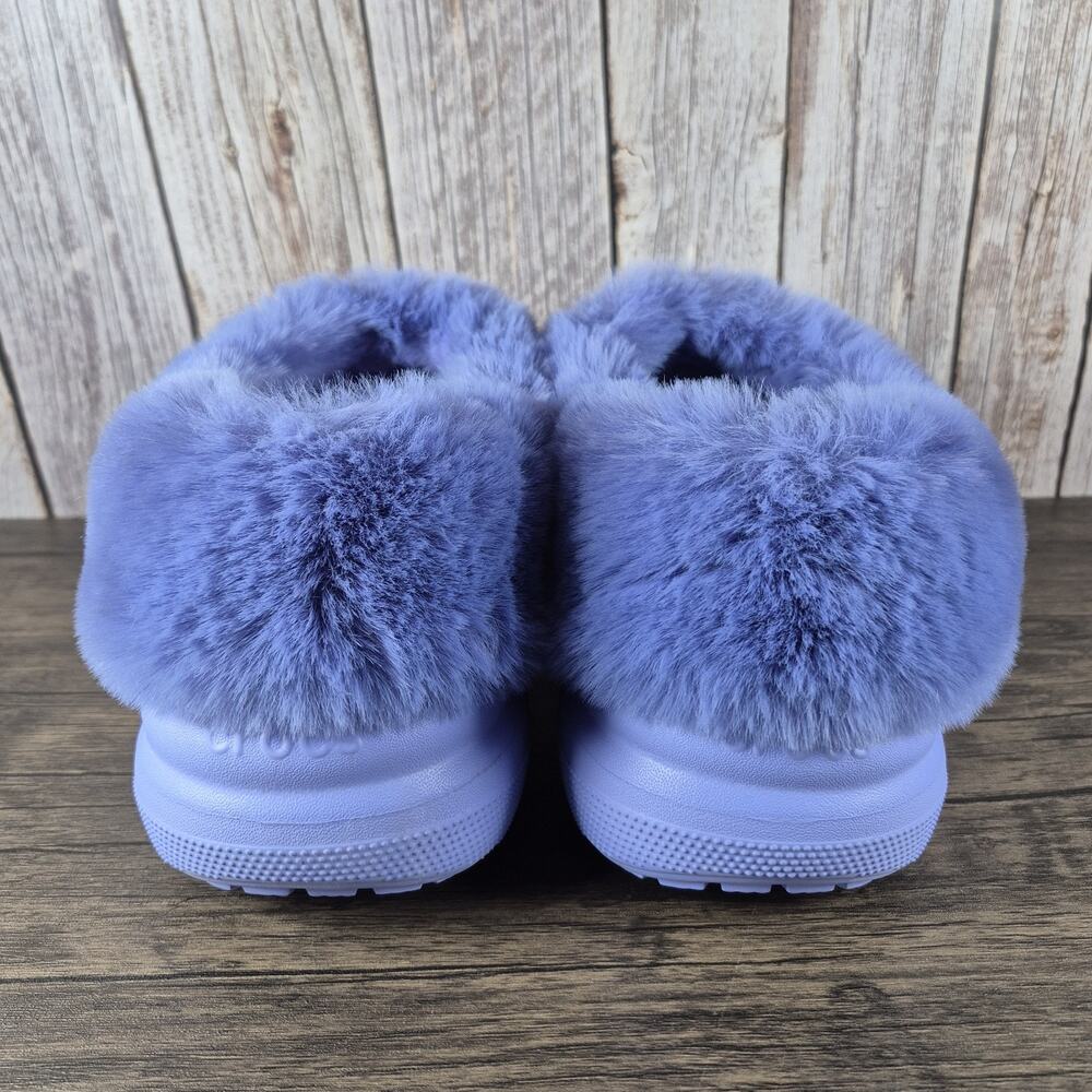 Crocs Furever Crush Clog Platform Faux Fur Lined Lavender MoonJelly Men's 12 W14 - Picture 4 of 9